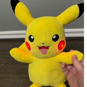 Pokémon Electric Charge Pikachu 10" Talking Plush Toy with Light & Sound